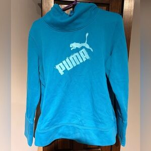 Blue hoodie (L) from Puma. Women